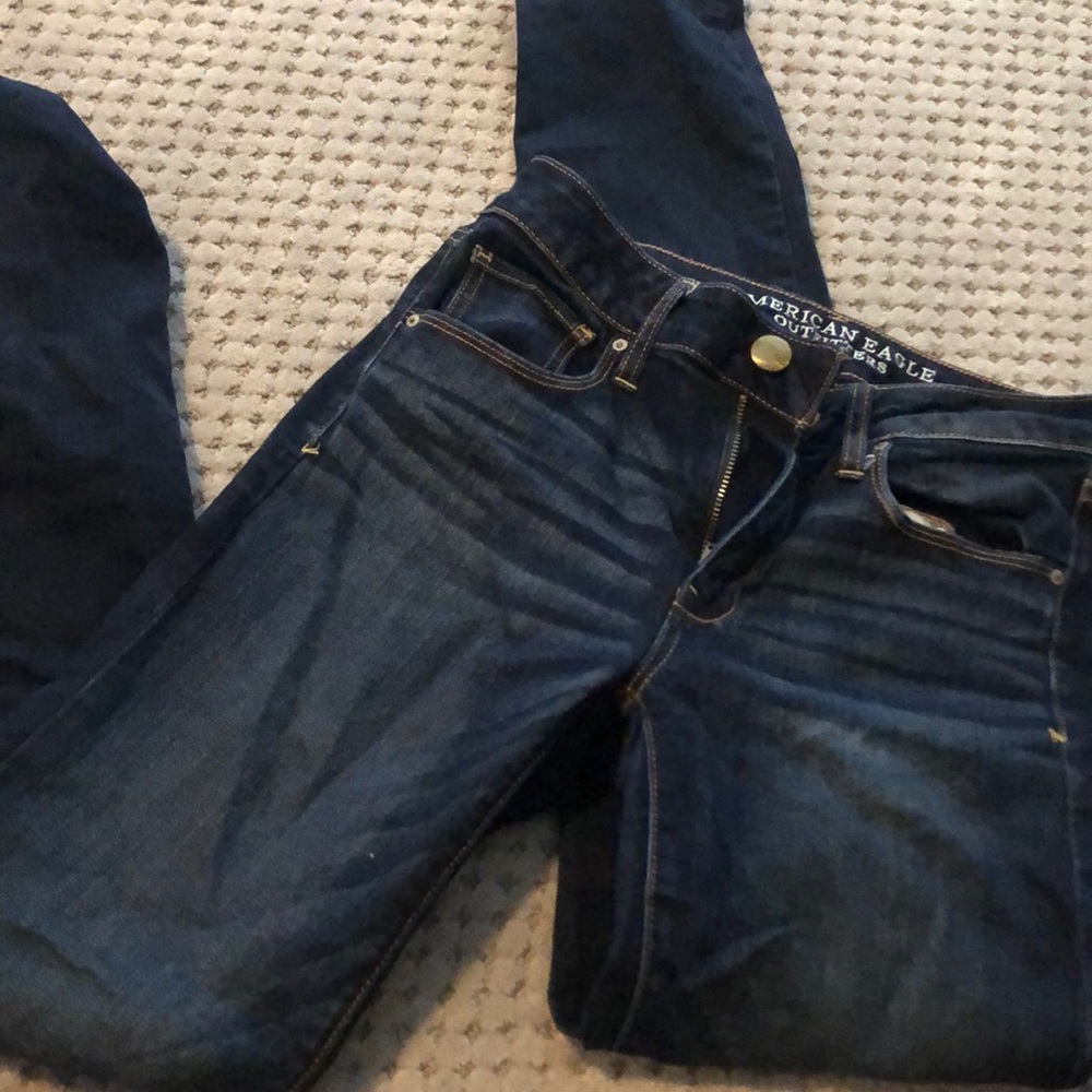 american eagle dark wash jeans